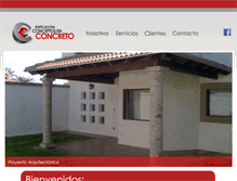 Tablet Screenshot of conceptosenconcreto.com